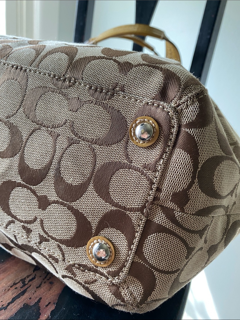 Y2K Coach Soho Signature Handbag F13742 - Picture 6 of 11